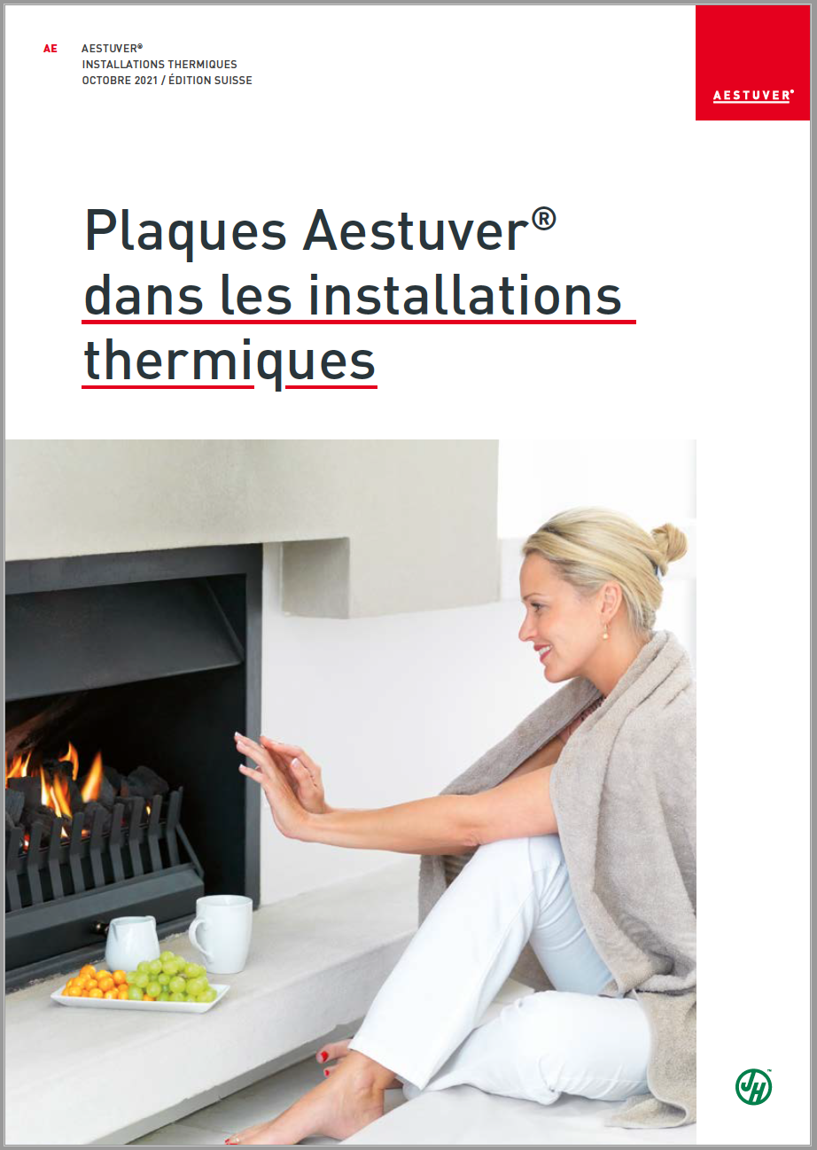 Nouvelle brochure: Plaques Aesuver® dans les installations thermique